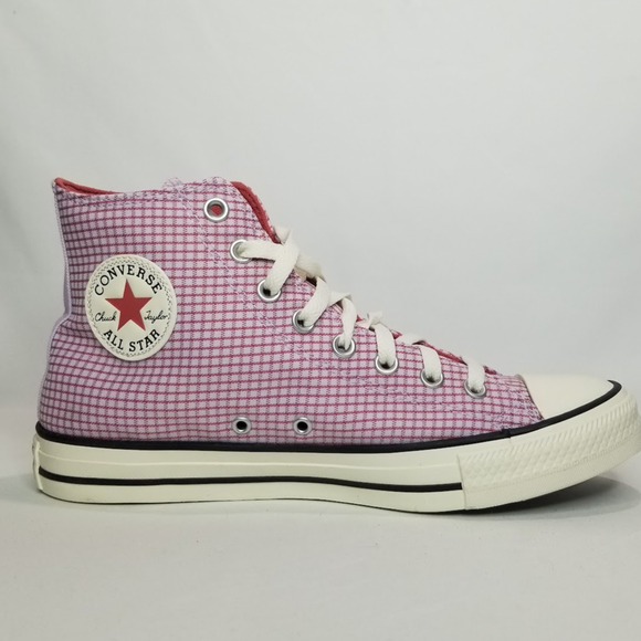 Converse Unisex CTAS High Top Sneakers Women Size 10.5 Plaid A05129F NWT - Picture 4 of 10